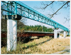 水管橋の施工例